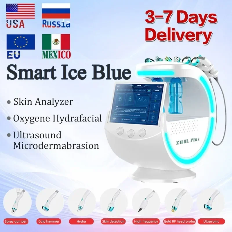 

Oxygen Dermabrasion Machine Intelligent diagnosis skin cleaning Hydra Microdermabrasion facial machine Aqua Peel wrinkle removal