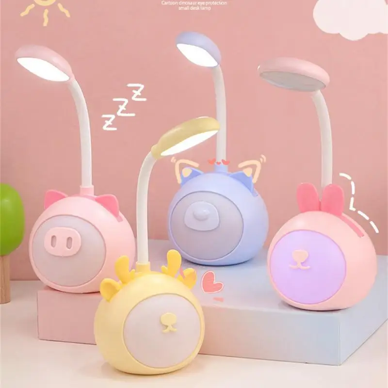 Lampe de bureau aste pour enfants, lampe de chevet, lampe de bureau, belle lecture, protection des yeux, dessin animé, ABS