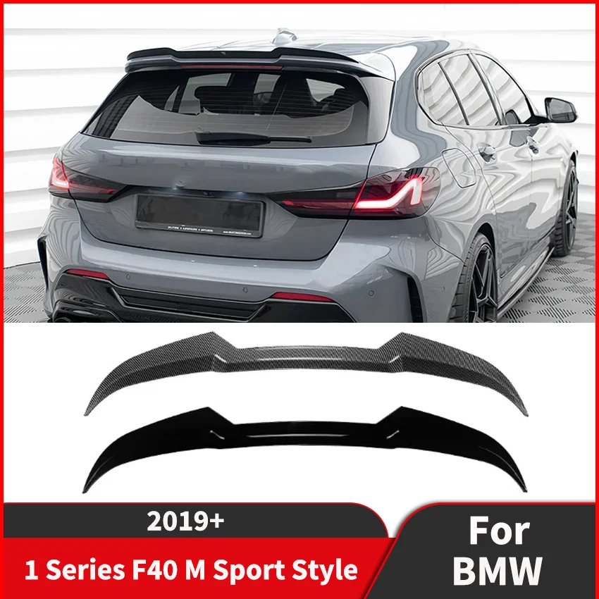 

Rear Top Spoilers Wing Accessories For BMW 1 Series F40 M Sport Style 2019+ Car Fixed Wind Spoiler Cover Trim Auto Parts Tuning