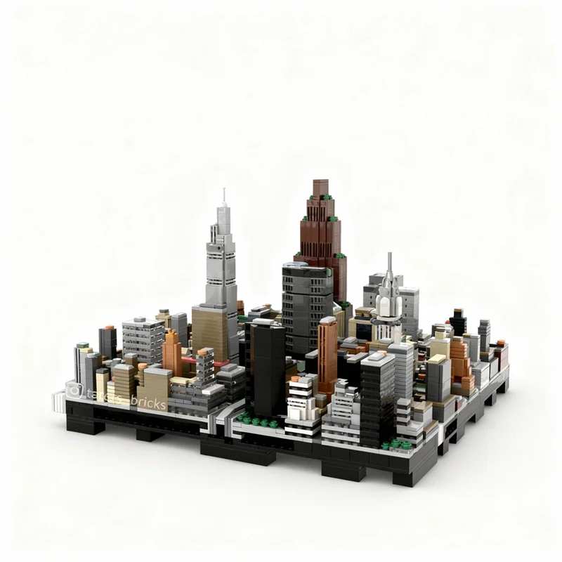 

4592pcs MOC Grand Central Station Area NYC Architecture Model Building Blocks Construction Toy Christmas Gifts DIY Creative Idea