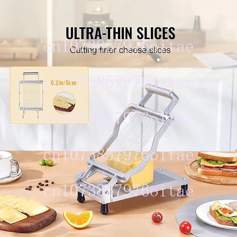 Commercial Cheese Slicer, Dicer, and Slicer for Bread and Cheese