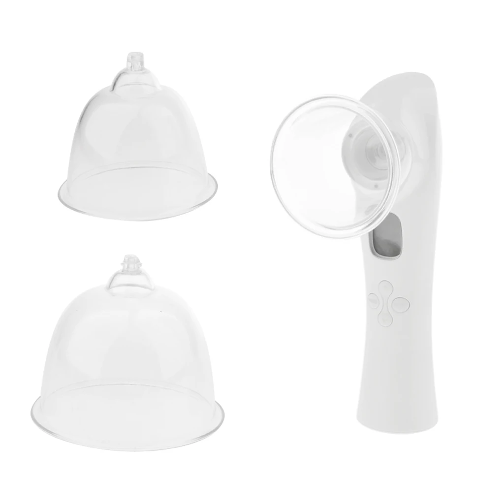 

USB Rechargable Electric Massage Device for Breast with Suction Cups