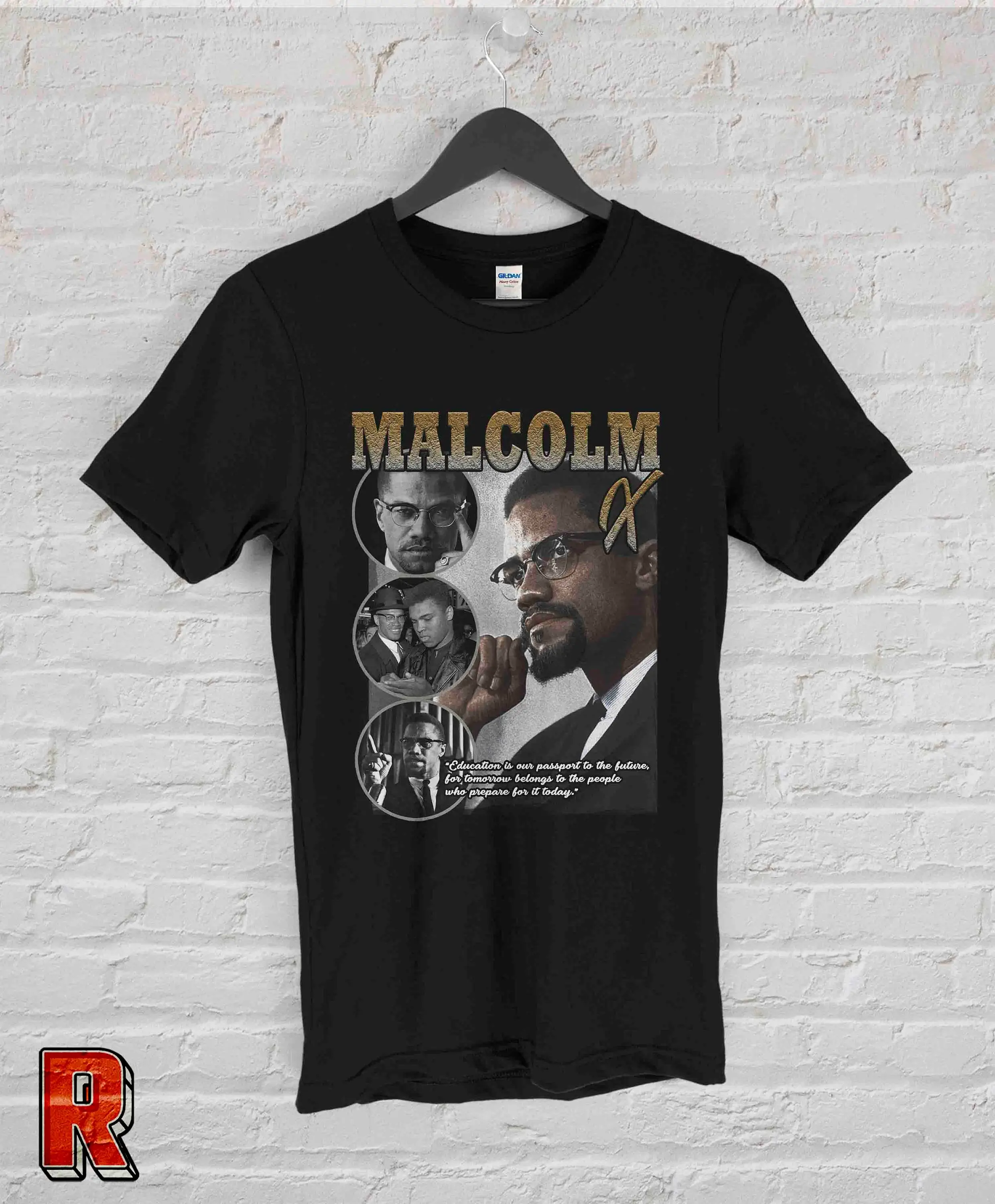 Malcolm x Vintage classic rap T Shirt civil rights movement clothing unisex memorable retro 90s perfect gift