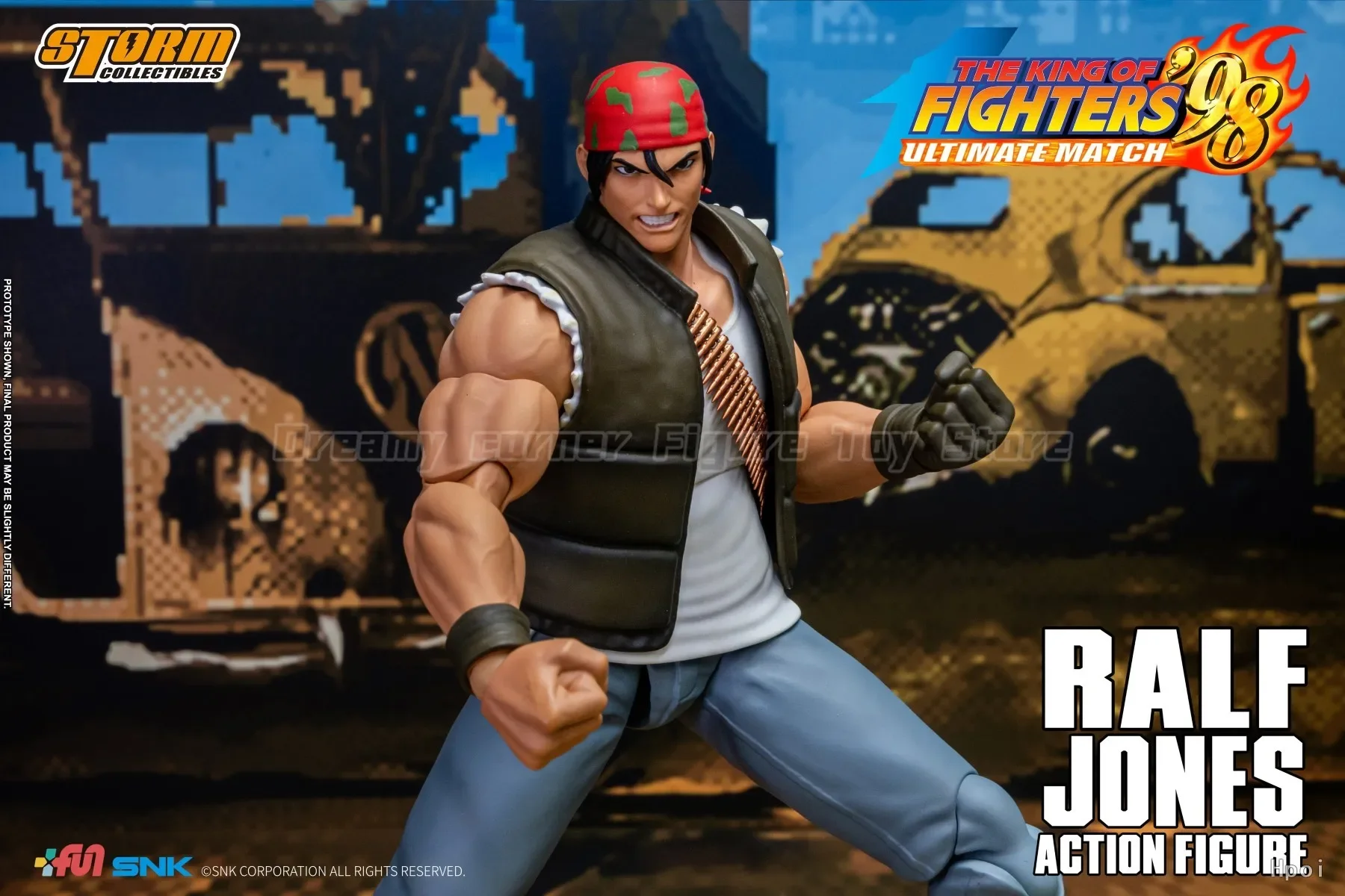 【In Stock】Storm Collectibles THE KING OF FIGHTERS '98 ULTIMATE MATCH Ralf Jones 1/12 Action Figure Model
