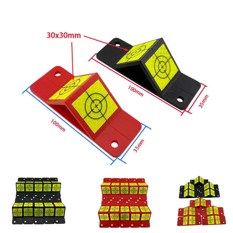 Reflectors sheet 30 mm for total station, measurement plaquette, surveying tools.