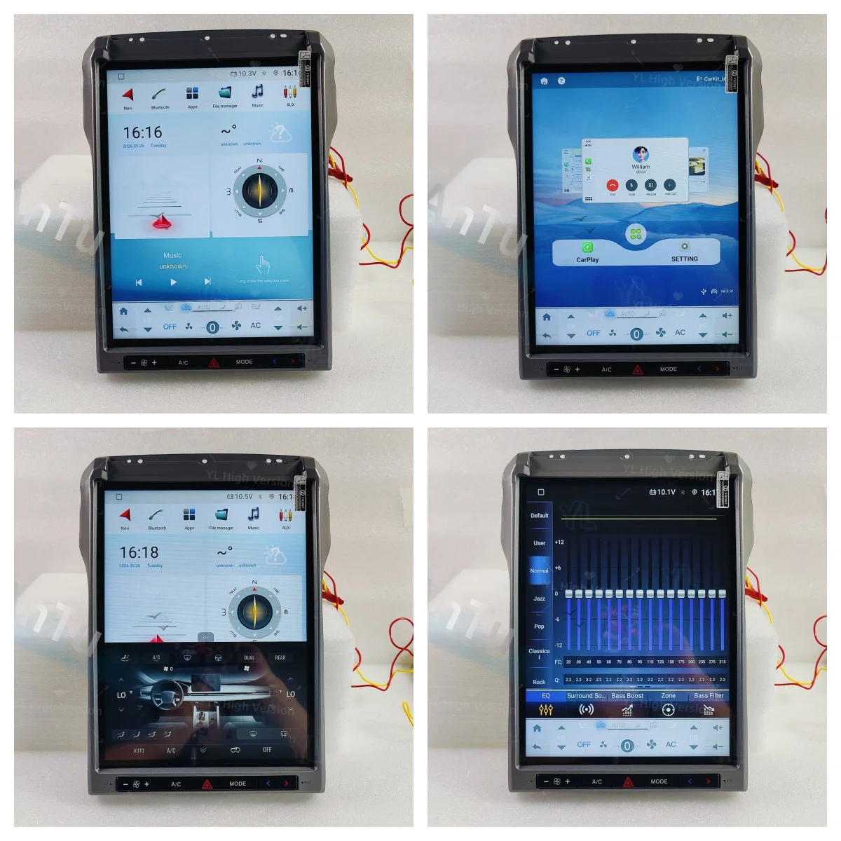 Wireless CarPlay Android 14 For Ford F250 F350 2013-2016 Multimedia GPS Navi Car Radio Media Player Stereo Head Unit Recorder 4G