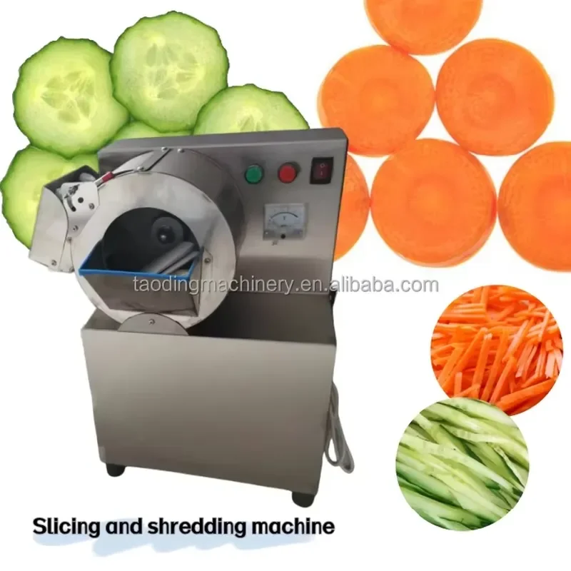 Small Cassava Potato Slicing Slicer Crusher Machine Electric Cassava Slicer Cutting Machinery Vegetable Cube Cutting Machines