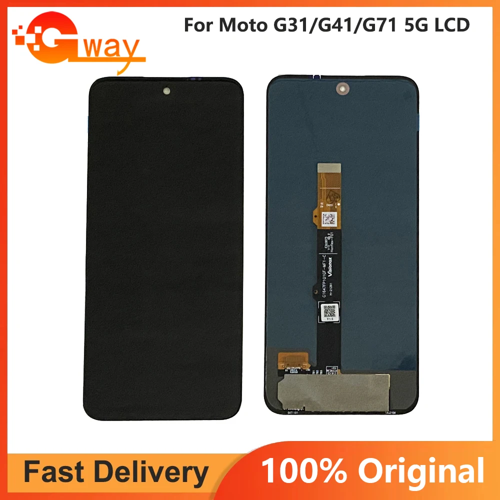 

Test 6.4“For Motorola Moto G31 G41 G71 5G LCD XT2173-3 XT2167-2 XT2169-1 Display Touch Screen Assembly Repair Parts