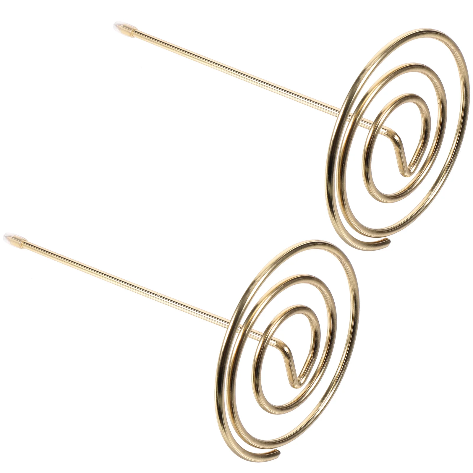 2 Pcs Ticket Holder for Restaurant Stabber Fittings Invoice Menu Summons Fork Office Table Shelf