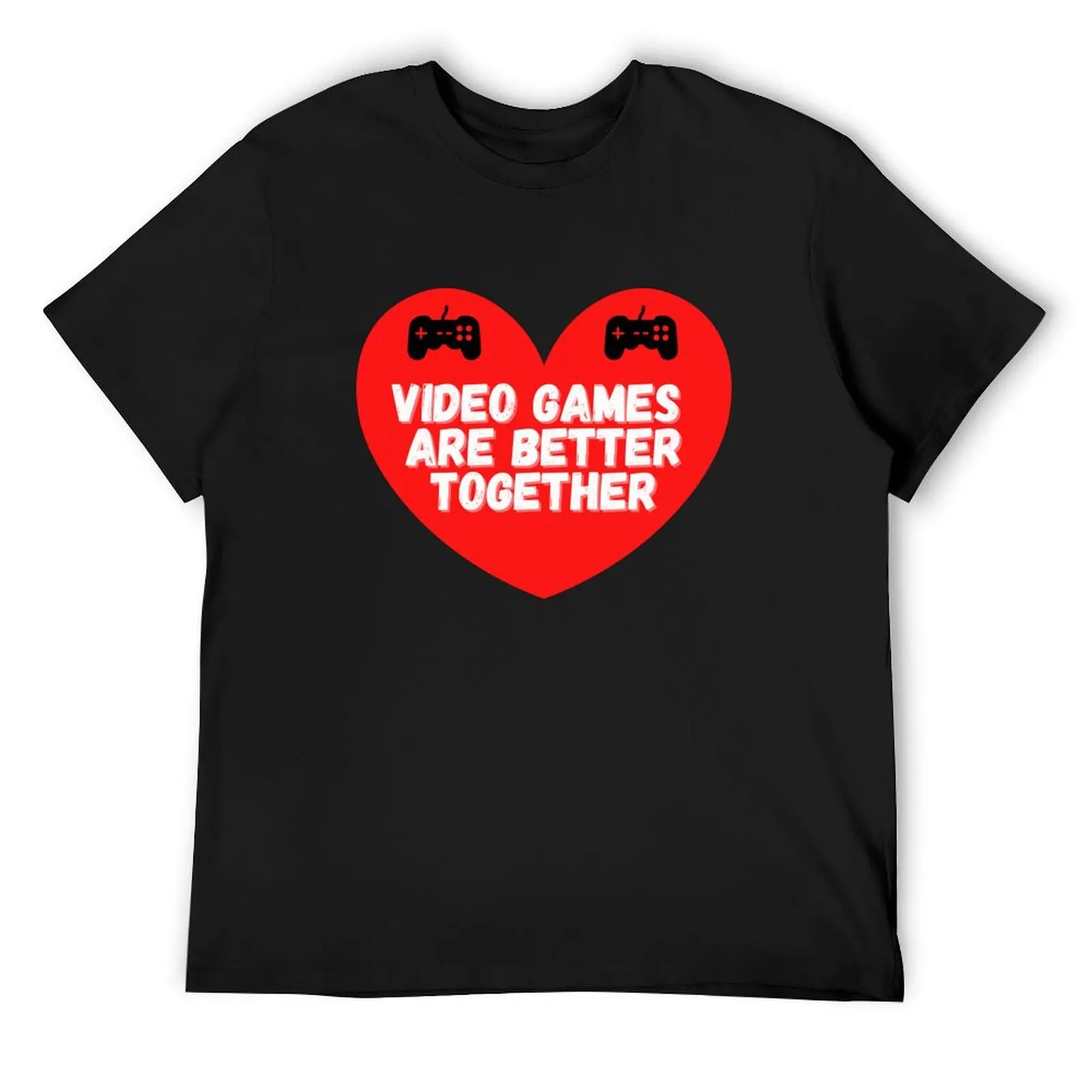 

Gamer Couple Video Games Gaming T-Shirt cotton graphic tees plus size clothes anime figures cute tops Men's clothing