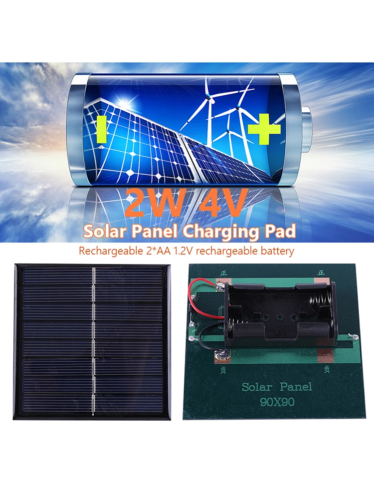2W 4V Portable Sola…