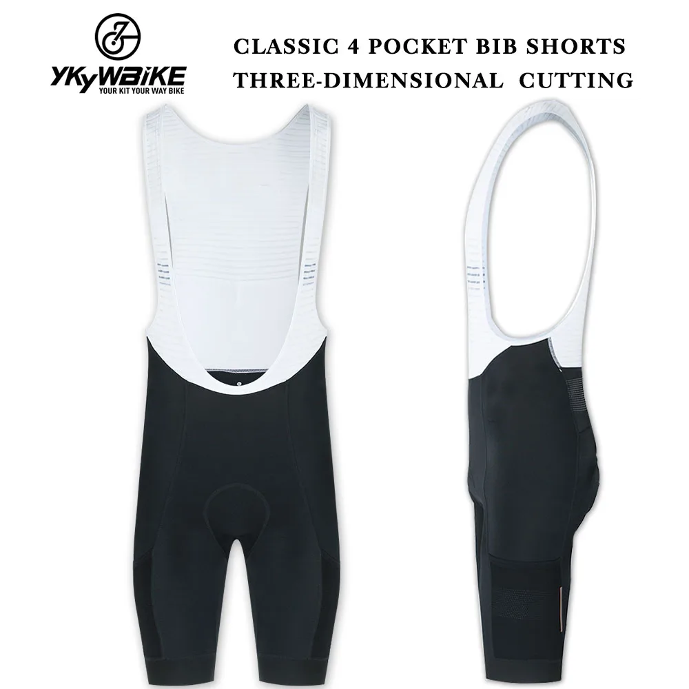 YKYWBIKE Cycling Bib Shorts Men Outdoor Wear Bike Cycling Cushion Upgrade Riding Bib Shorts Bicycle Bib Shorts