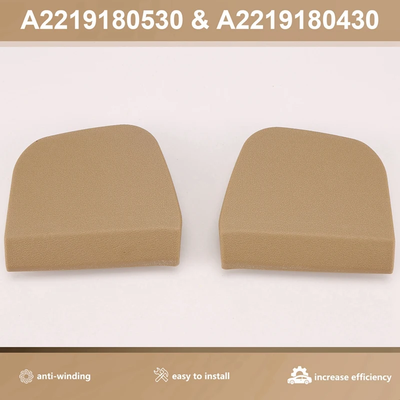 Front Seat Cover Trim Panel A2219180530 A2219180430 For Mercedes Benz S-Class W221 S350 Beige Seat Belt Trim Cover