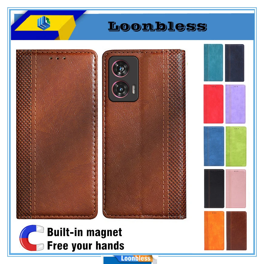 Case celular For Motorola Moto G24 Phone Global Cover Book Etui Motorola G24 Case Moto G24 Power Motorola G 24 MotoG24 Housing