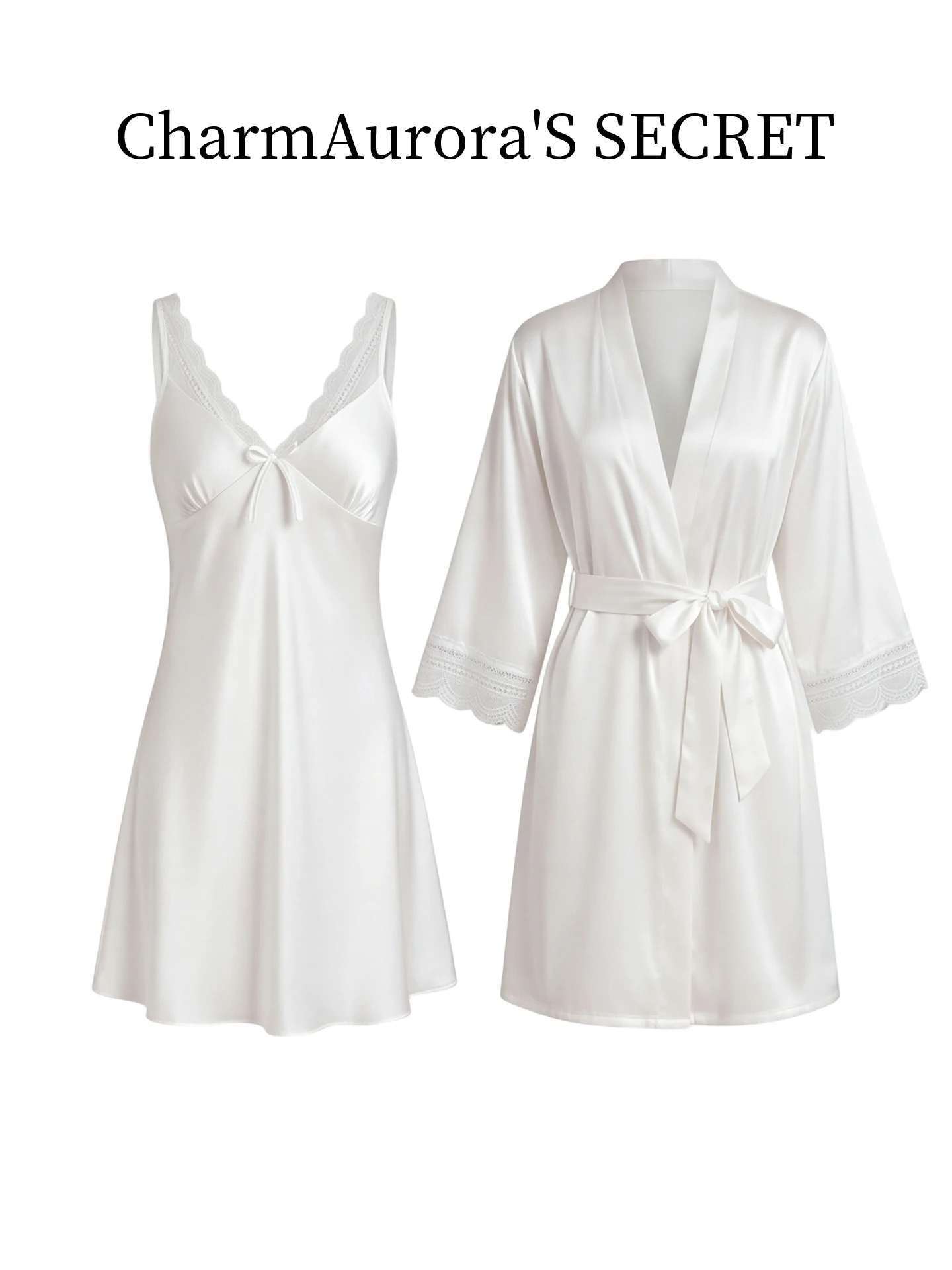 charmauroras-secret-victoria-women's-ice-silk-sash-chest-pad-chemise-nightgown-robe-two-piece-set-v-neck-seven-sleeve-short-s