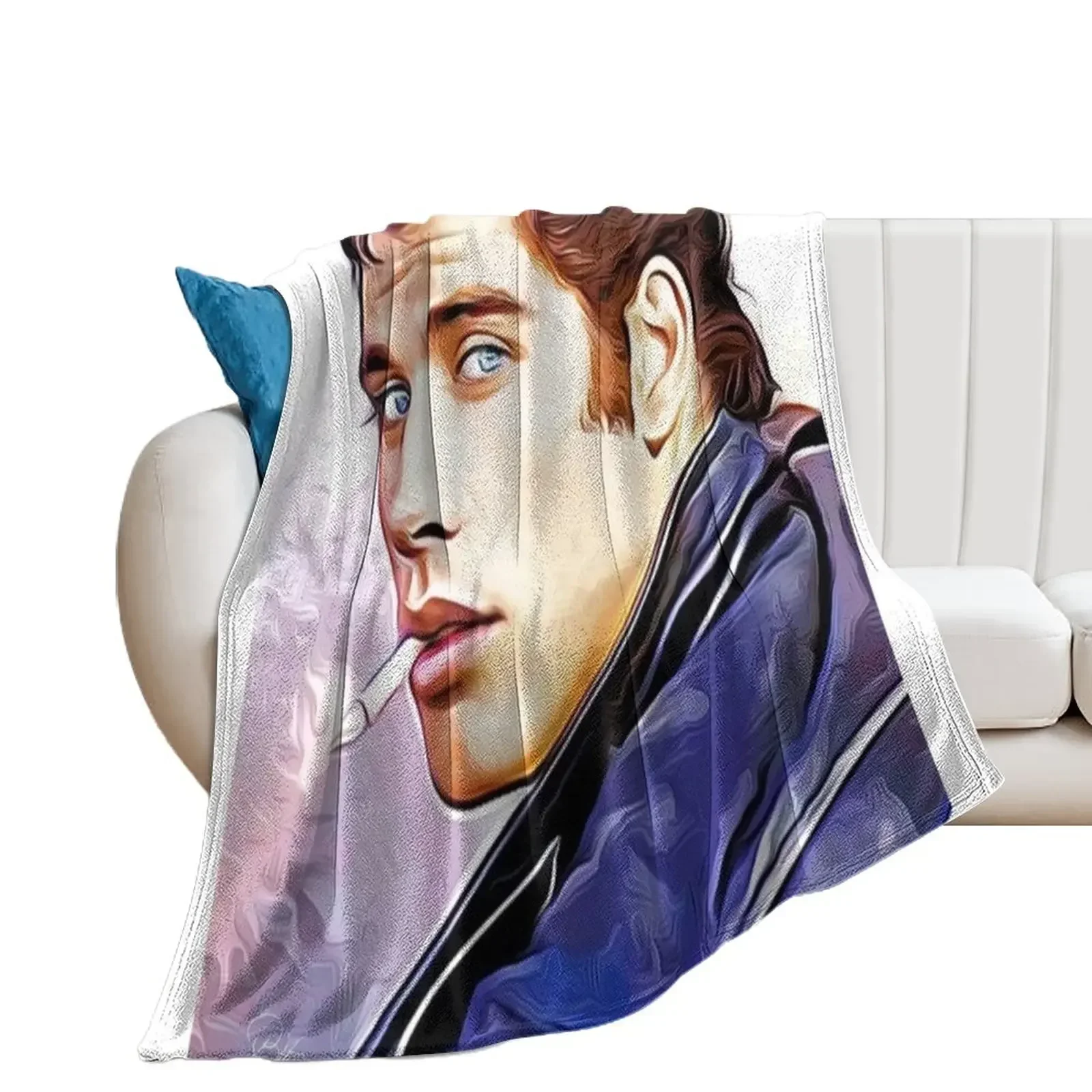 

DANNY ZUKO / John Travolta Throw Blanket Single Luxury Brand Blankets