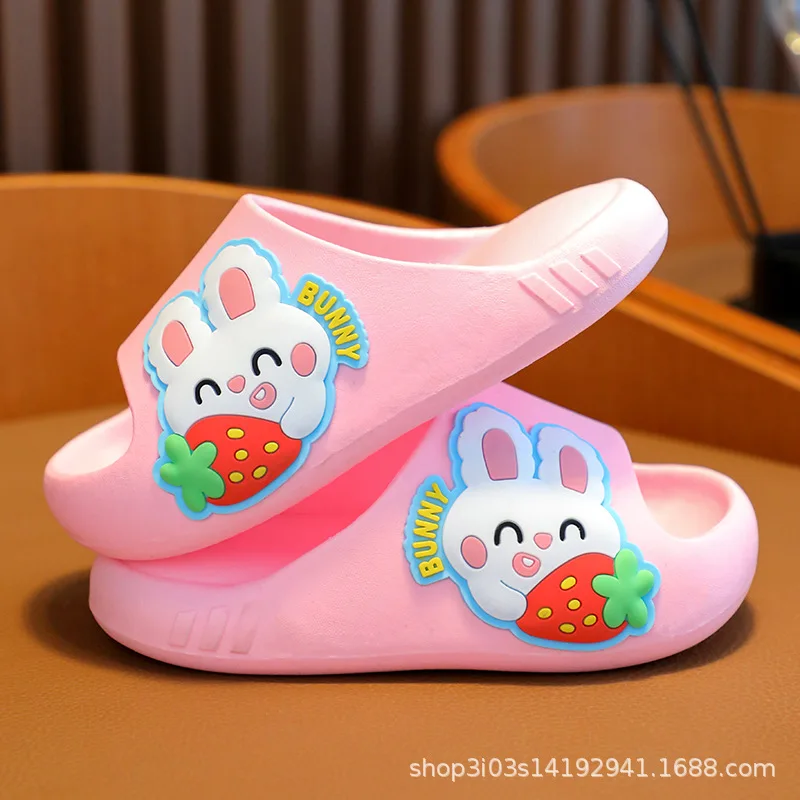 Children Soft-soled Non-slip Water Sandals Summer Kids Cartoon Thick-soled Beach Shoes Boy Girl Flip-flops Outdoor Casual Sandal - view 5