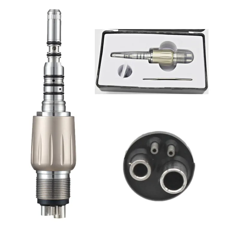 Professional 2/4/6 Hole Handpiece Coupling Compatible with Most Handpieces Fit in High Speed Dentisits Hand Tools