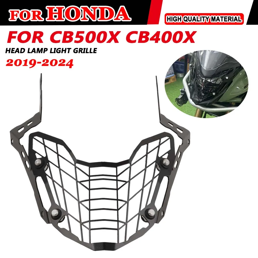 

Motorcycle Lamp Light Protection Headlight Grille Guard For Honda CB500X CB400X CB500 CB 500 X 500X 2019 - 2023 2024 Accessories