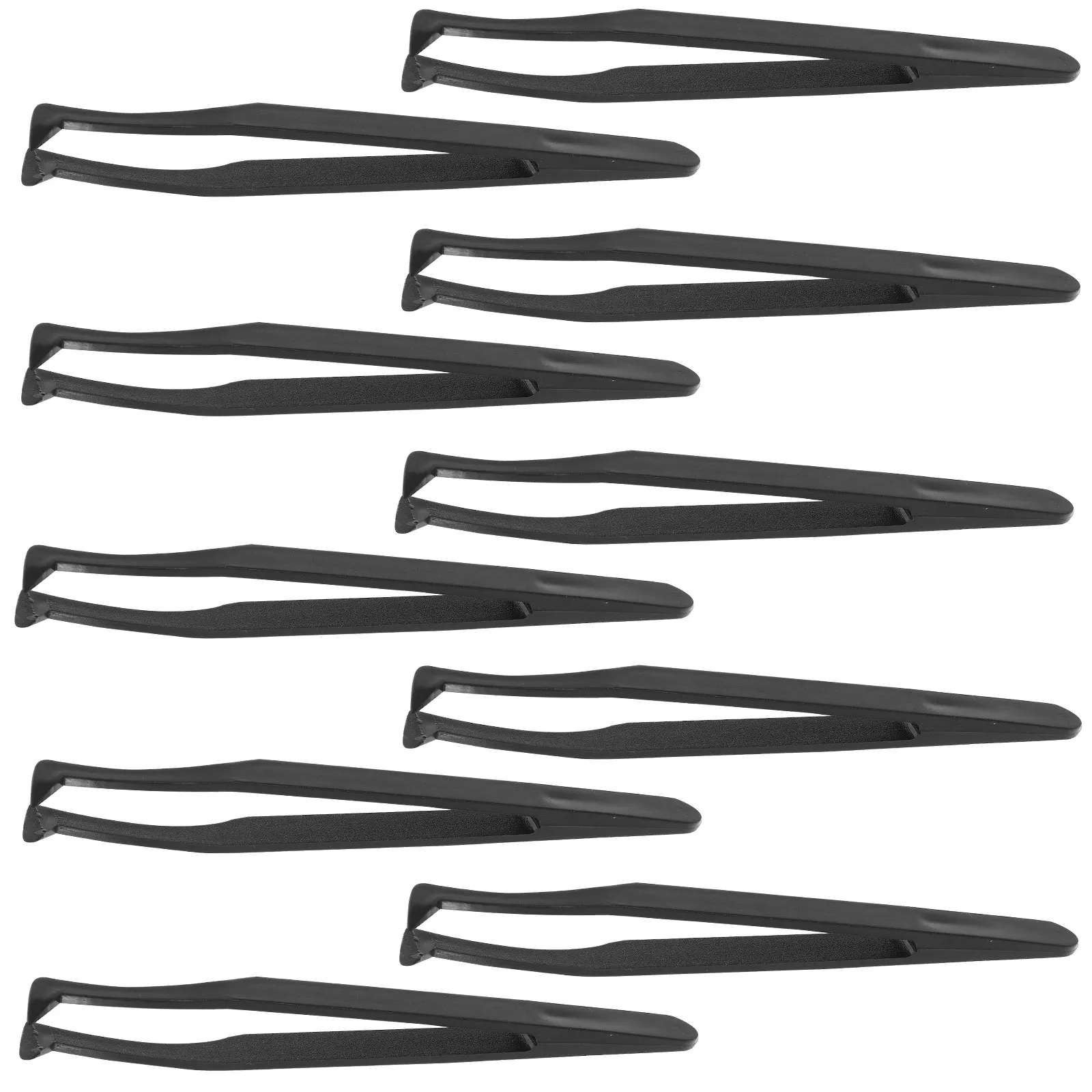 10Pcs Precision Plastic Tweezers Set Ergonomic Comfortable Grip for Crafts Arts Jewelry Making Electronics Small Crafting Tools