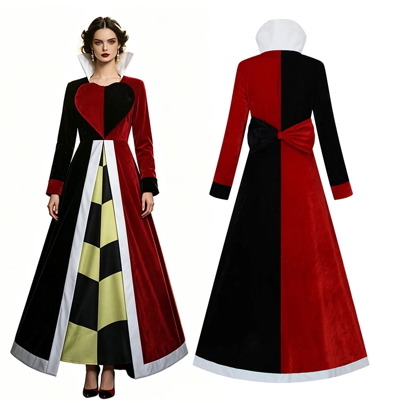 alice-queen-of-hearts-cosplay-costume-adult-sexy-poker-queen-cosplay-halloween-carnival-party-comic‑con-role‑play-fancy-outfit