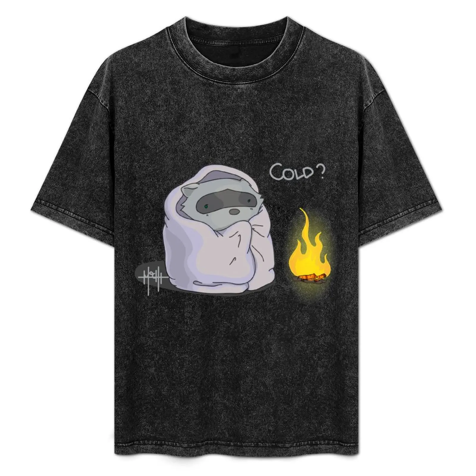 

BlanketRaccoon Burrito T-Shirt Cool Feeling Summer Tee Shirt