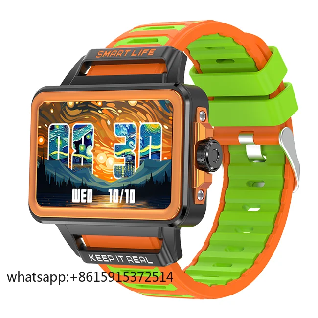 

TLCRETE Fashion S666 1.57inch Touch Screen Sports Fitness Smartwatch BT Call Reloj Inteligente 2024 Kids Smart Watch