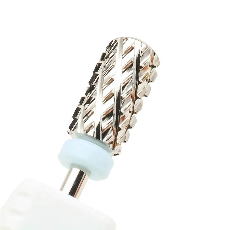 5in1 Advanced Round Tungsten Carbide Nail Drill Bit for Electric Manicure Machines Cuticle Clean Home Salon Use