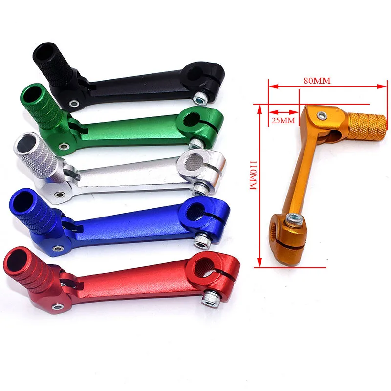 Motorcycle Gear Shift Lever Aluminum folding for Kayo T2 T4 T4L BSE Apollo Chinese CB 250cc CB250 Engine Dirt Pit Bike Universal