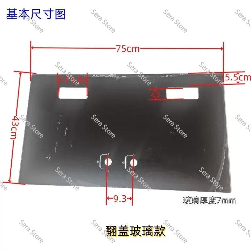 Household Embedded Dual Gas Stove, Tabletop Liquefied Natural Gas Double Furnace with Energy-saving Fierce Fire