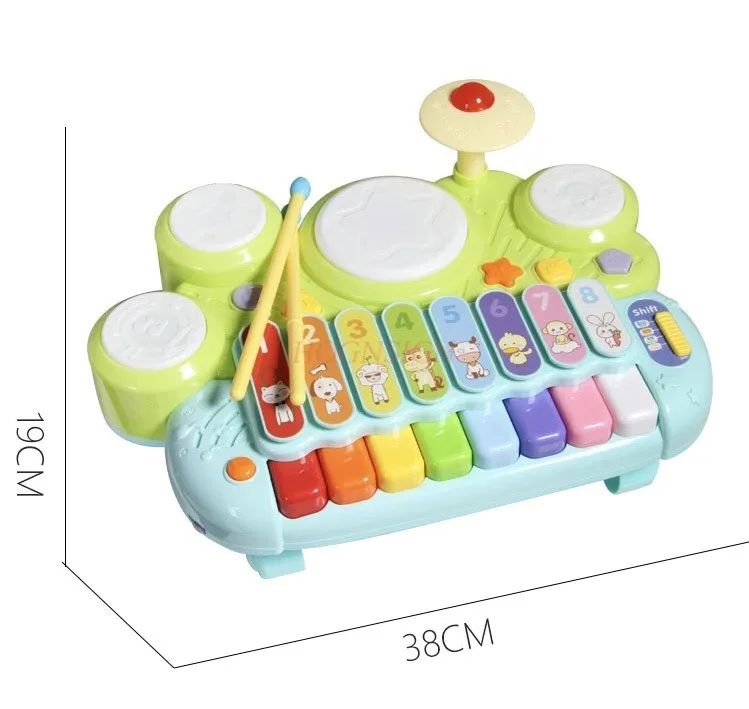 Children's Electronic Qin Music Toys 1-3 Year Old Infant Early Childhood Education Multifunctional Girl Toy Qin