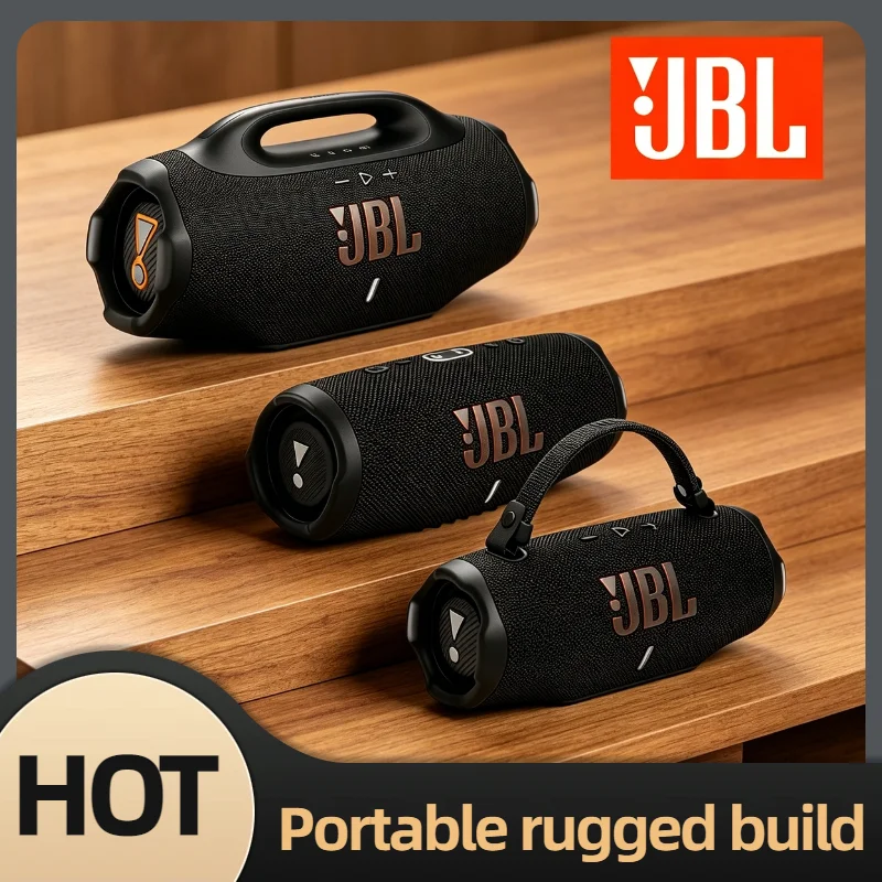 Caixa de Som Bluetooth JBL Boombox 4 Charge 5 Charge 6 Xtreme 4 Flip 7 com Graves Potentes, à Prova d'Água, Portátil e Robusta para Festas ao Ar Livre