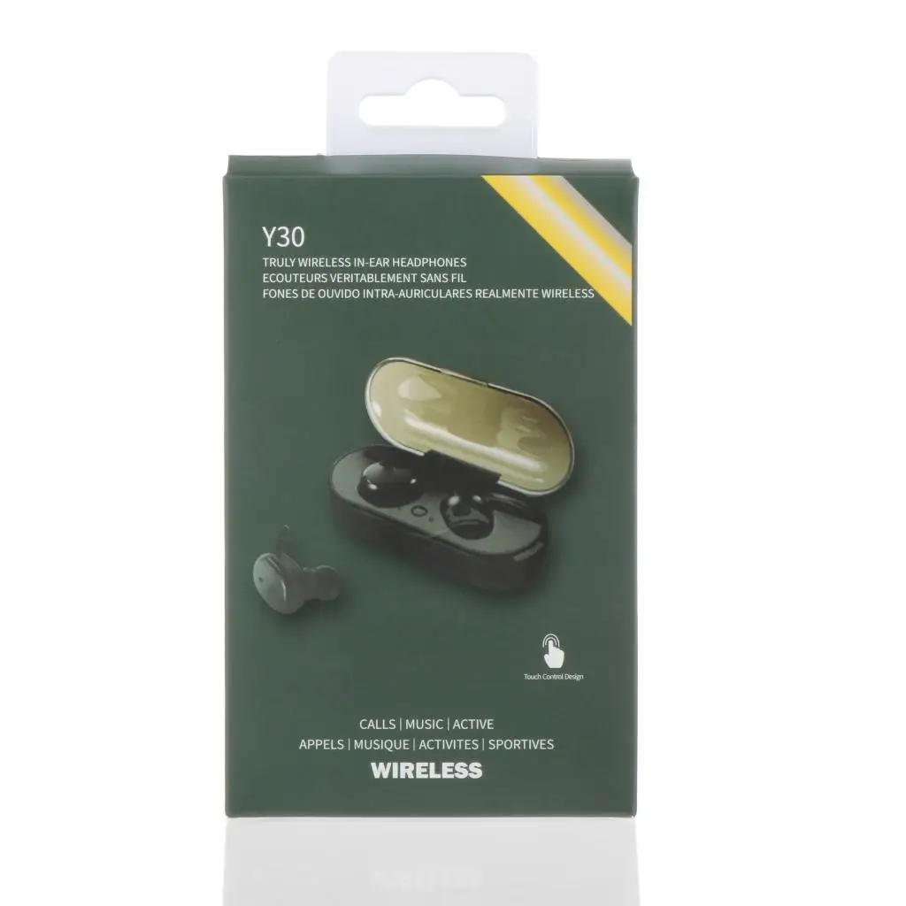 Mini Sports Y30 9D Stereo Bluetooth 5.0 TWS Earphone Earbuds Headset Waterproof IPX5