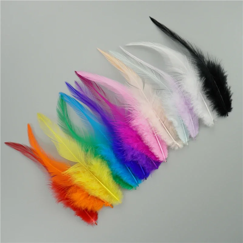 50 Stück/Los Bunte Fasanenfedern DIY-Handwerk Schmuckdekoration Feder Indischer Kopfschmuck Handwerkszubehör Dekor Plumes – Detail 1