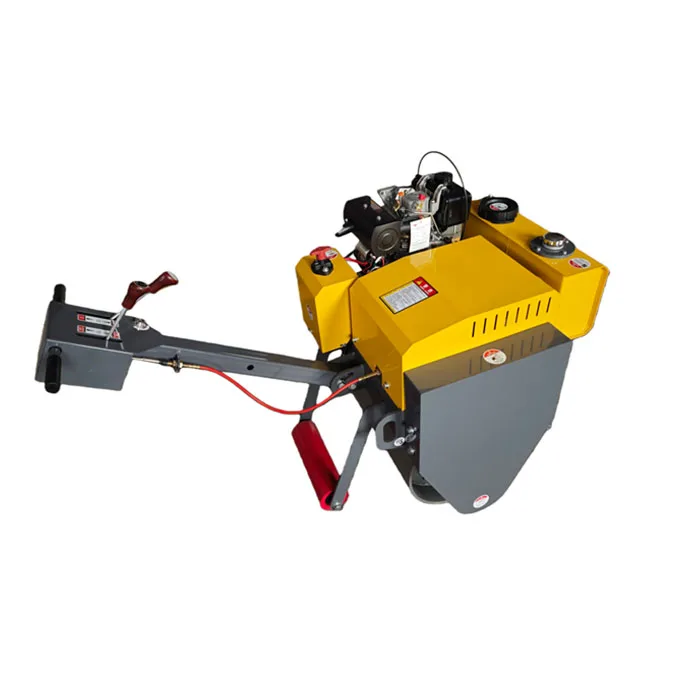 

0.5 Ton Full Hydraulic Road Roller Large Swing Angle Safe High Efficiency Low Maintenance Overall Performance Intact Road Roller