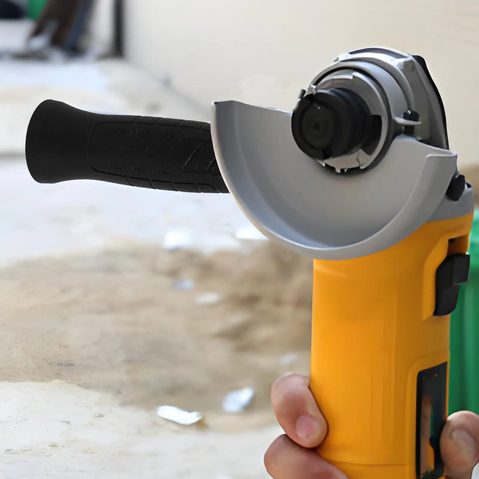 2Pcs Comfortable Non-Slip Auxiliary Handle Replacement for Angle Grinder Plastic Side Grip Suitable for Grinding Cutting