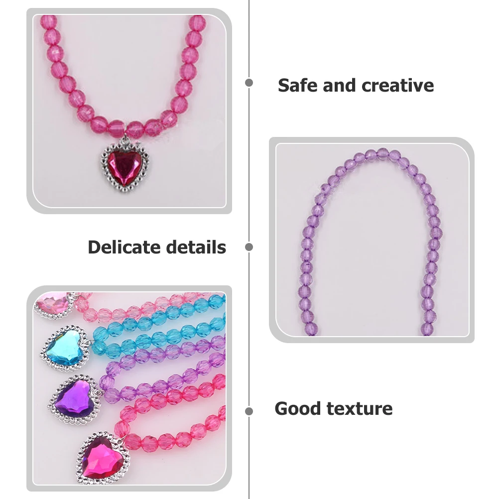 

Cute Necklace For Girls Kids Jewelry Set Toddler Bracelet And Necklace Fashionable Little Girl Accessories