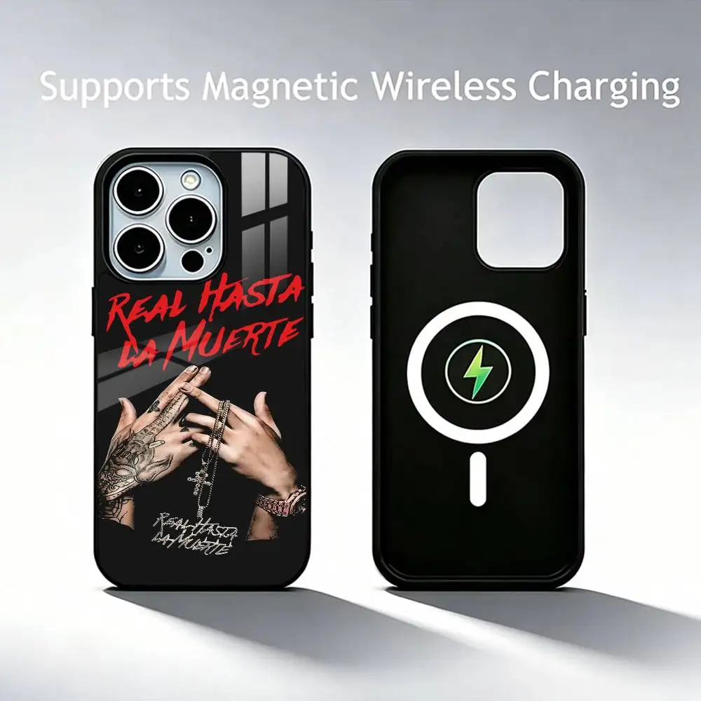 A-Anuel AA Phone Case For iPhone18,17,16,15,14,13,12,11 Plus,Pro Compatible with magnetic wireless charging 3
