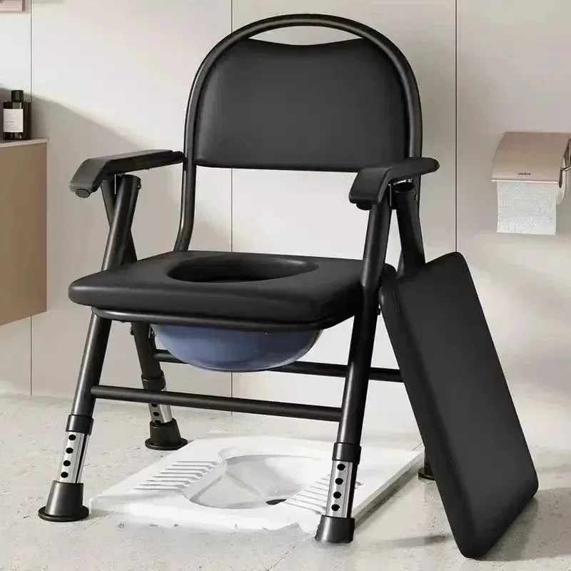 

The elderly toilet mobile toilet stool disabled toilet chair foldable patient pregnant women household stool