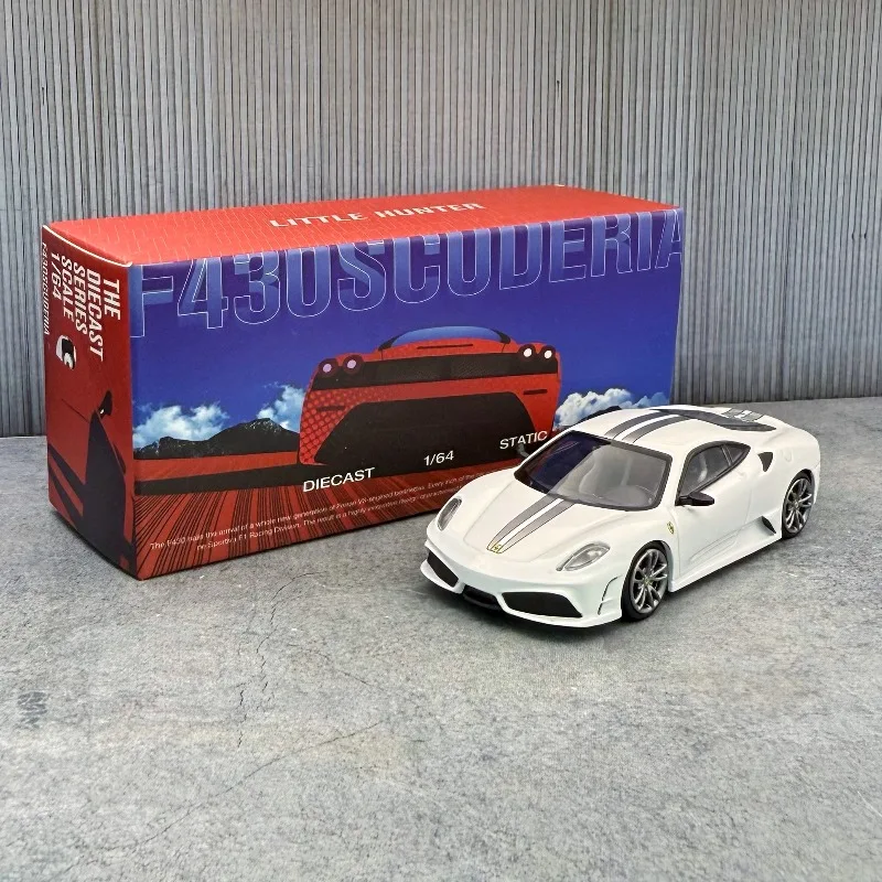 

【В наличии】1:64 масштаб Yuema F430 Scuderia литая под давлением модель автомобиля из сплава, игрушка для мальчиков, коллекционное украшение для взрослых.