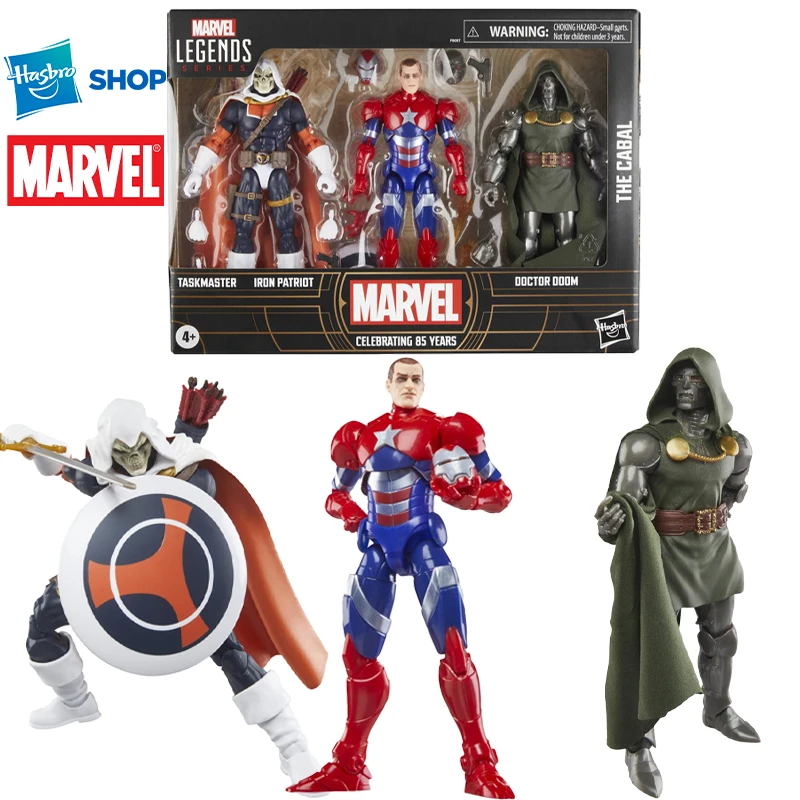 

Hasbro Marvel Legends Series Doctor Doom/TASKMASTER/IRON PATRIOT 85th Anniversary 6-in Action Figure Collectible Model Gift New