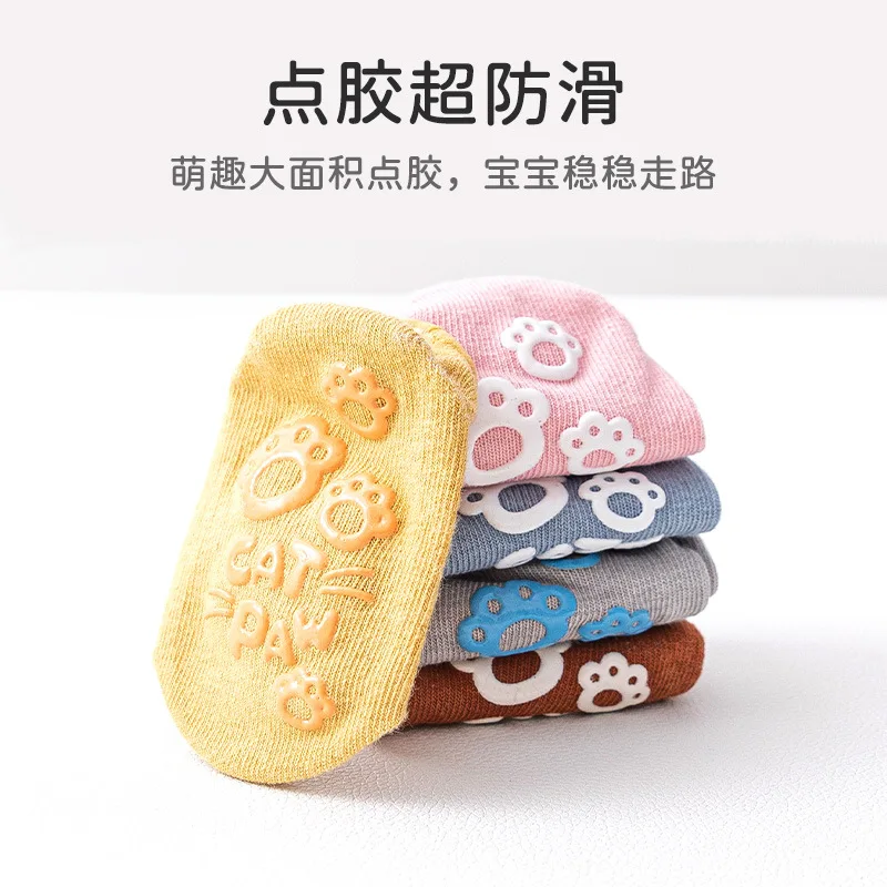 Baby Floor Socks Summer Thin Infant Toddler Socks Breathable Soft-soled Shoes Early Education Socks Indoor Anti-slip Insulation