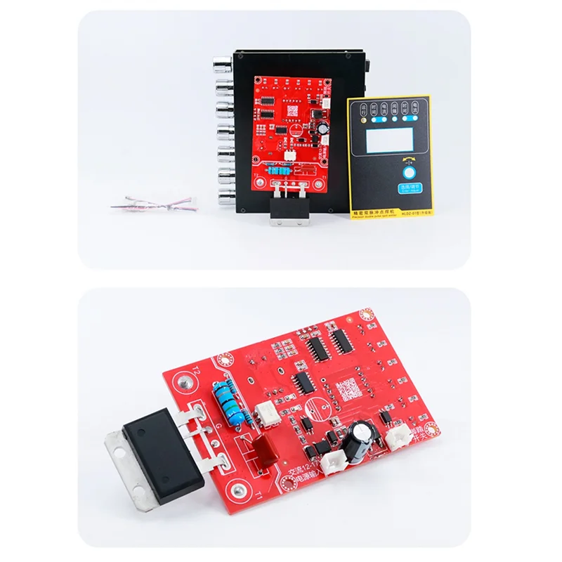 A98E-Dual Pulse Controller Voltage Transformer Spot Welding Machine 220V V2.0 Digital Display For Adjusting Time And Current