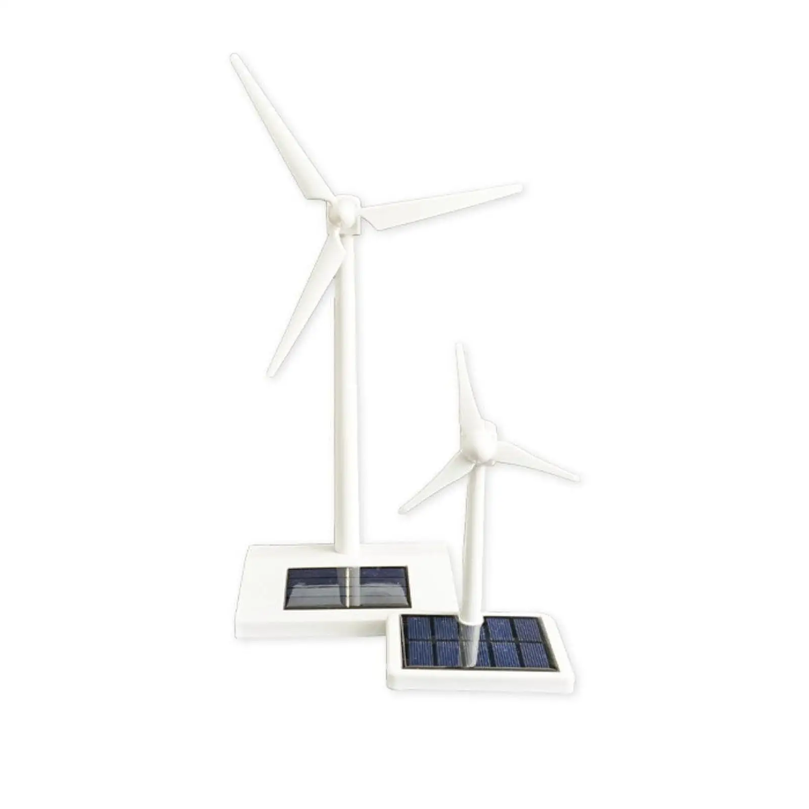 Solar Powered Windmill Science Education White Experiment Model Gifts Education