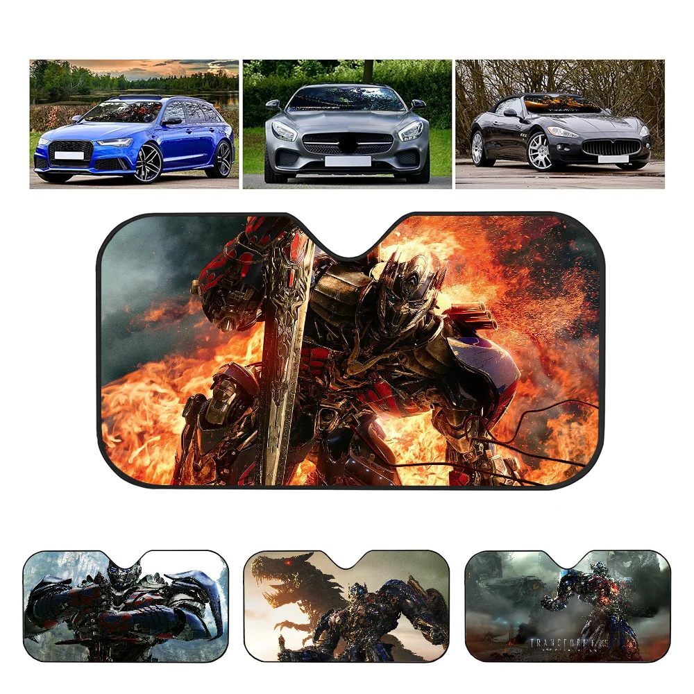 Fashion T-Transformers Personalized Windshield Sunshade Car Cover Sun Shade Auto Sun Visor Car-covers Car Solar Protection