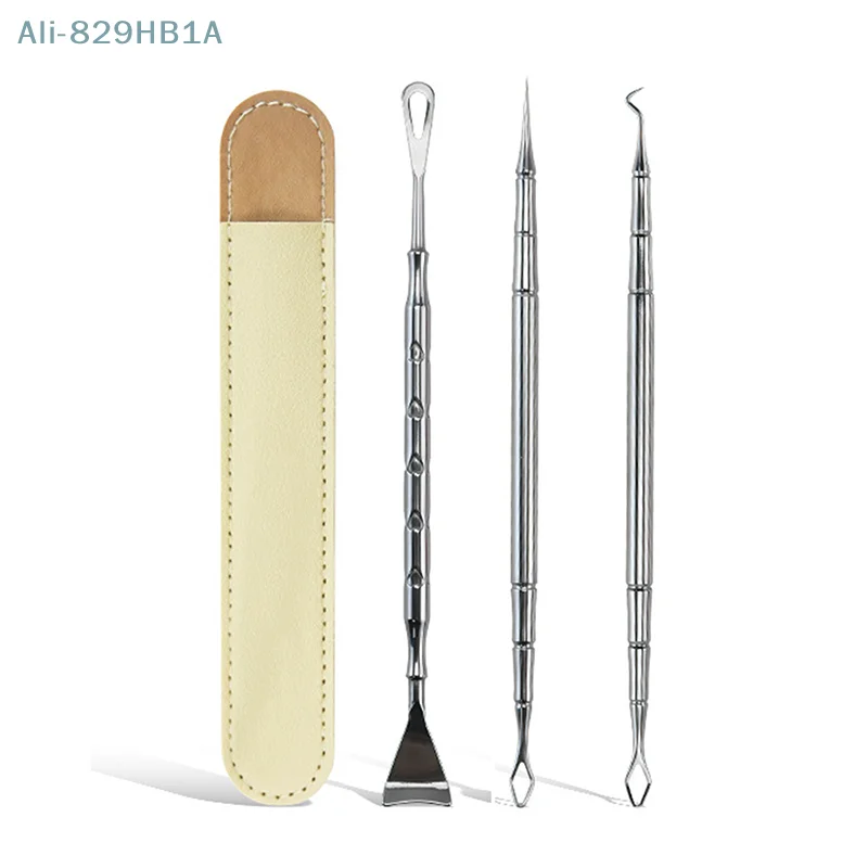 Comedondrukker Puistje Popper Tool Acne Naald Verwijderen Behandeling Comedo Whitehead Popping Zit Neus Gezicht Smet Extractor