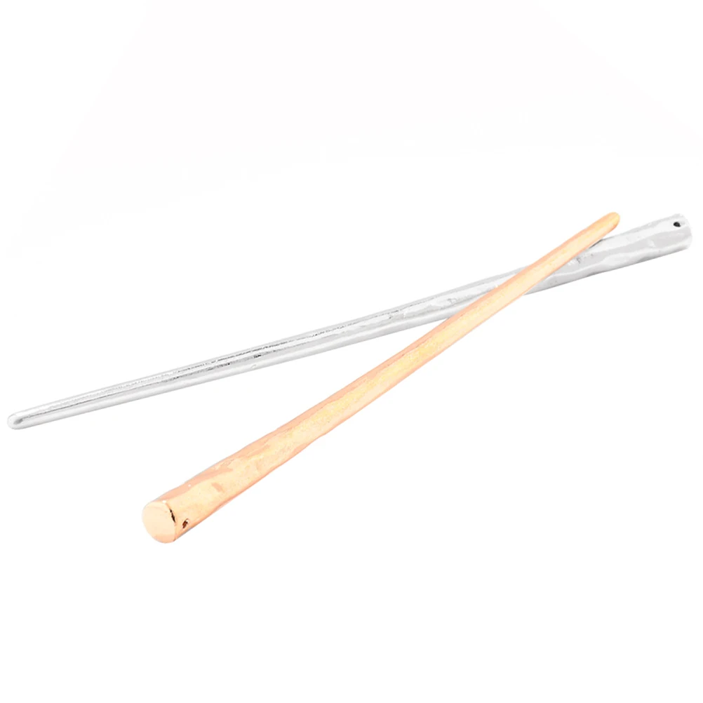 

2 Pcs Hair Sticks Elegant Material Simple Design Functional Clutch Ponytail Occasions Charm Grace Hair Chopsticks Vintage