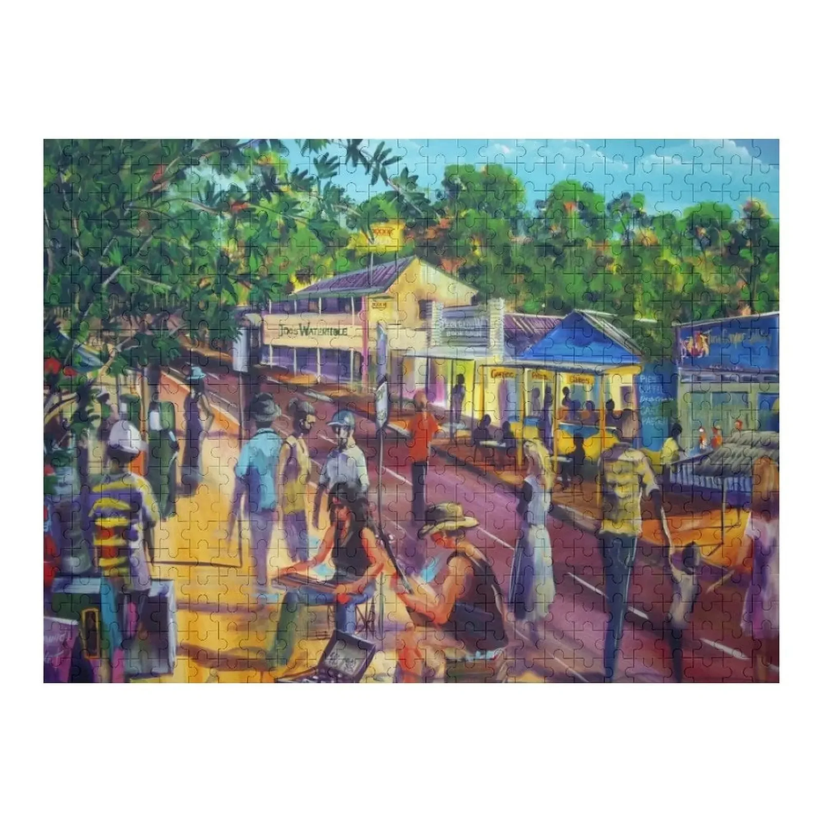 

Ebb and Flo busking in Eumundi Queensland Australia Пазл Деревянная фотография Персонализированный персонализированный деревянный пазл с животными