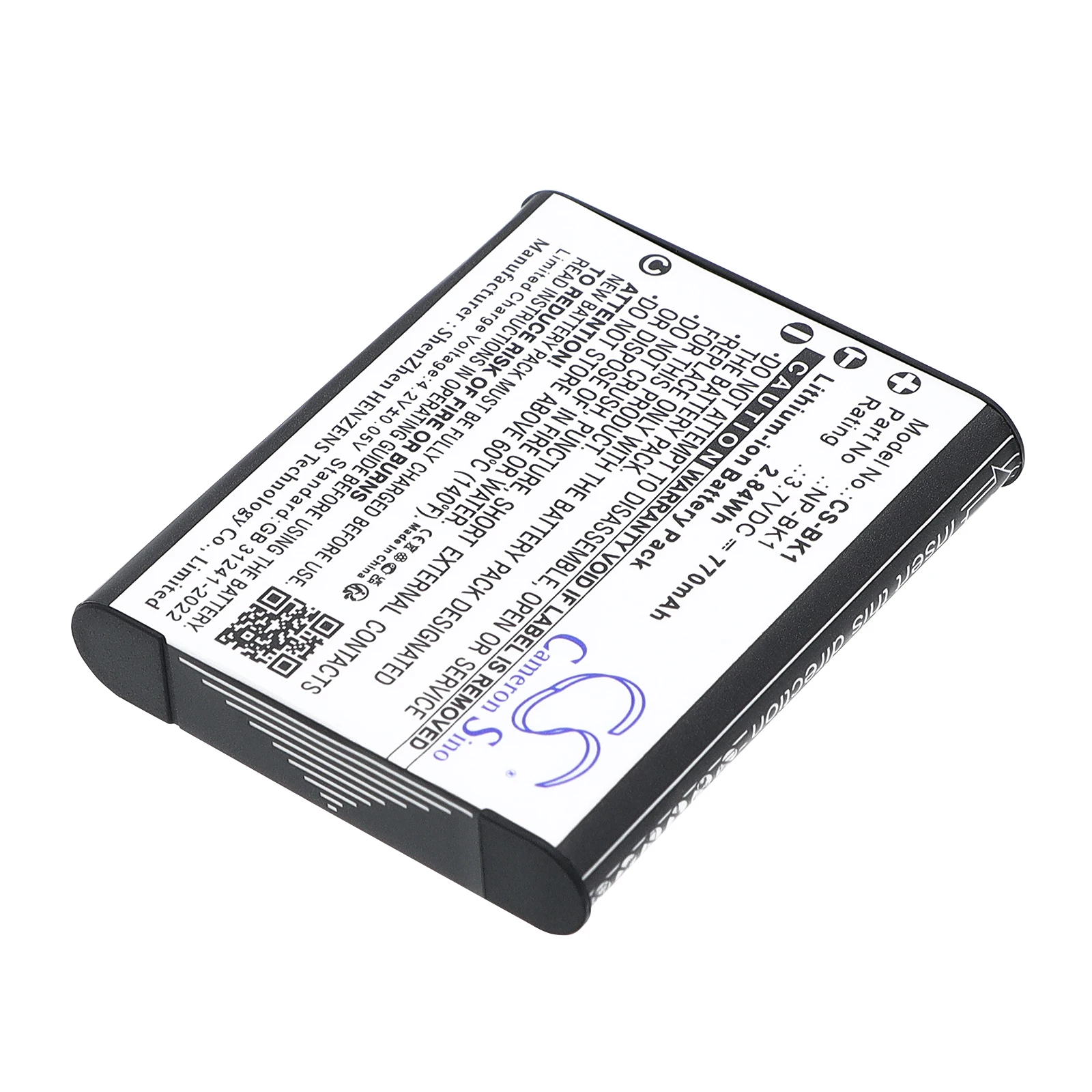Battery for Sony CyberShot DSC-S750,CyberShot DSC-S780,CyberShot DSC-S950,CyberShot DSC-S980 (770mAh) 3.7V