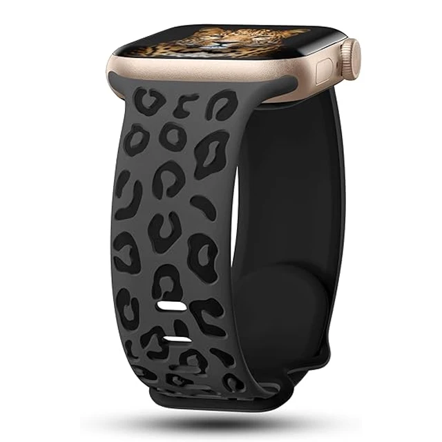 Graviertes Armband für Apple Watch Band 45mm 44mm 46mm 42mm 41mm 40mm 49mm Silikon Correa Armband Serie 11 8 9 10 7 SE 6 5 Ultra